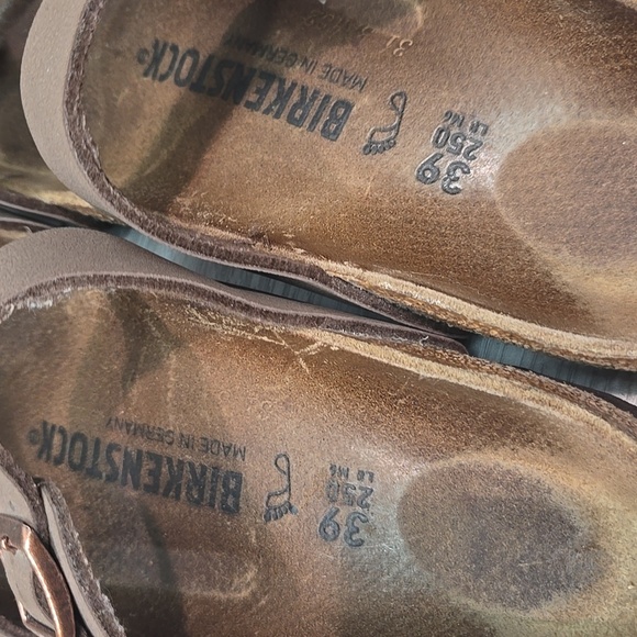 Birkenstock Women Mayari Loop Toe Sandals Brown Shoes Sz 39/8 Regular - Picture 6 of 11